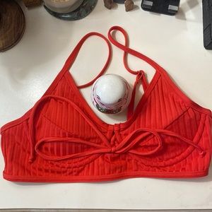 Shein Red Bikini Top